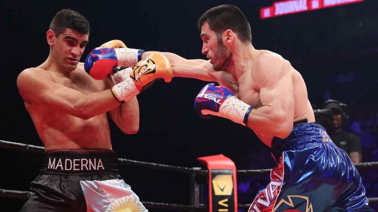 Artur Beterbiev and Ezequiel Maderna