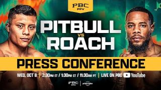 Embedded thumbnail for Pitbull vs. Roach KICKOFF PRESS CONFERENCE LIVE STREAM
