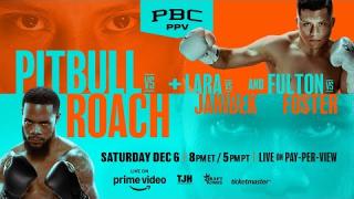 Embedded thumbnail for Pitbull vs. Roach FIGHT PREVIEW: Dec. 6, 2025 | PBC PPV on Prime Video