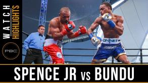 Spence Jr. vs Bundu highlights: August 21, 2016