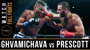 Ghvamichava vs Prescott full fight: July 12, 2016