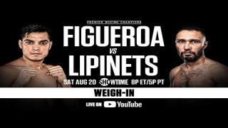 Embedded thumbnail for Omar Figueroa Jr. vs Sergey Lipinets OFFICIAL WEIGH-IN | #FigueroaLipinets