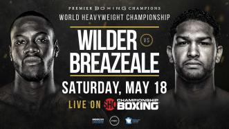 Deontay Wilder meets Dominic Breazeale May 18 on Showtime