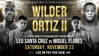 Deontay Wilder rematches Luis Ortiz Nov. 23 on FOX Sports PPV