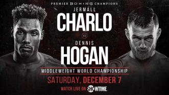 Middleweight Champ Jermall Charlo faces Dennis Hogan Dec. 7 on Showtime
