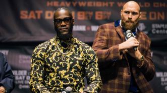 Deontay Wilder doesn’t see the joke in Tyson Fury