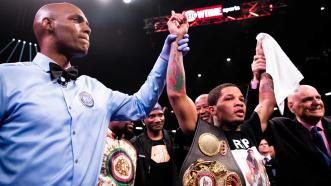 Gervonta Davis Thrills Hometown Crowd, Stops Ricardo Nunez in Two