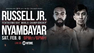 Featherweight Champ Gary Russell Jr. meets Tugstsogt Nyambayar Feb. 8 on SHOWTIME
