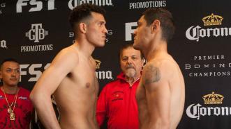 David Benavidez and Rogelio "Porky” Medina