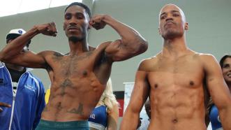 Robert Easter Jr. and Algenis Mendez