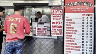 Danny Garcia orders a cheesesteak