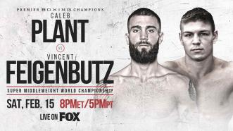 IBF Super Middleweight Champ Caleb Plant defends title in homecoming fight vs Vincent Feigenbutz Feb. 15 on FOX