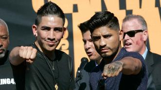Leo Santa Cruz and Abner Mares