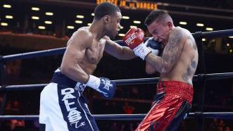 Errol Spence Jr. and Samuel Vargas