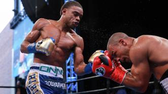 Errol Spence Jr. and Leonard Bundu