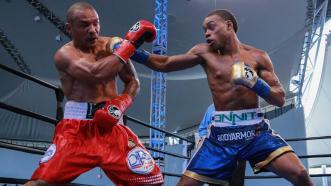 Errol Spence Jr. and Leonard Bundu