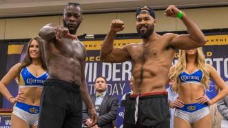 Deontay Wilder and Gerald Washington