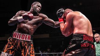 Deontay Wilder and Johann Duhaupas