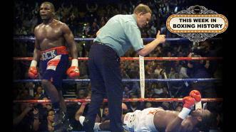 Hasim Rahman and Lennox Lewis