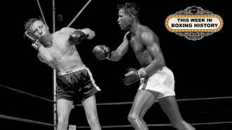 Sugar Ray Robinson and Charley Fusari