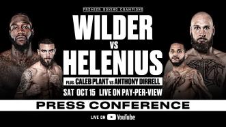 Wilder vs Helenius and Plant vs Dirrell Kickoff Press Conference | #WilderHelenius