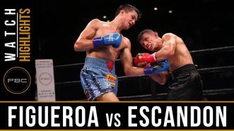 Figueroa vs Escandon - Watch Video Highlights | September 30, 2018