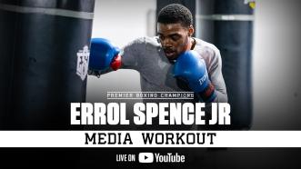 Errol Spence Jr. MEDIA WORKOUT | #SpenceUgas