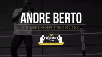 Andre Berto: 2011 fight, respect and victory