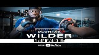 Deontay Wilder MEDIA WORKOUT | #WilderHelenius