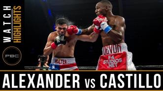 Alexander vs Castillo Highlights: November 21, 2017