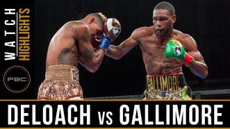 DeLoach vs Gallimore Highlights: July 30, 2017 - PBC on FS1