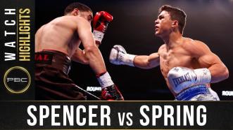 Spencer vs Spring - Watch Fight Highlights | January 18, 2020