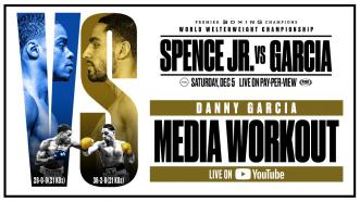 Spence vs Garcia: Danny Garcia Media Workout