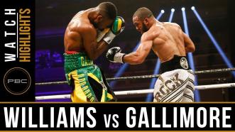 Williams vs Gallimore Highlights: April 7, 2018 - PBC on Showtime
