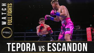 Tepora vs Escandon - Watch Full Fight | December 21, 2019