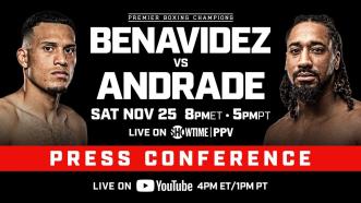David Benavidez vs Demetrius Andrade Kickoff Press Conference | #BenavidezAndrade