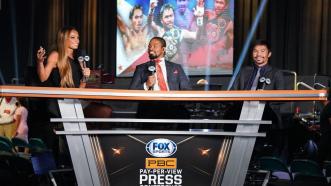 Shawn Porter and Kate Abdo interview Manny Pacquiao