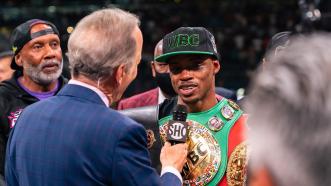 Spence vs Ugas - Errol Spence Jr. post fight interview | PBC on Showtime PPV