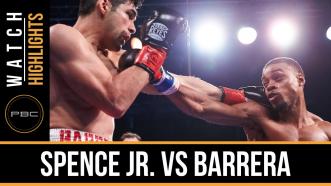 Spence vs Barrera highlights: November 28, 2015