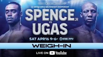 Errol Spence Jr. vs Yordenis Ugas OFFICIAL WEIGH-IN | #SpenceUgas