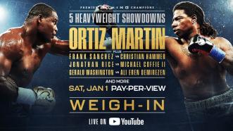 OFFICIAL WEIGH-IN: Luis Ortiz vs Charles Martin 