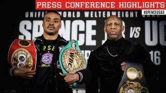 Errol Spence Jr. vs Yordenis Ugas PRESS CONFERENCE HIGHLIGHTS