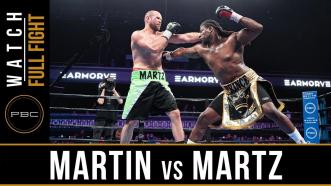 Martin vs Martz - Watch Full Fight | July 13, 2019