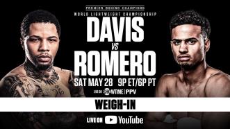 OFFICIAL WEIGH-IN: Gervonta Davis vs Rolando Romero | #DavisRomero
