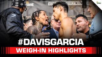 Davis vs Garcia Weigh-in Highlights | #DavisGarcia
