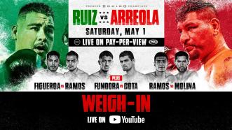 Ruiz vs Arreola Weigh in