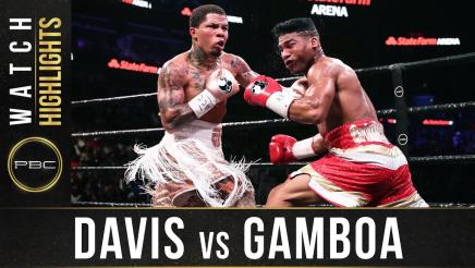 Davis vs Gamboa - Watch Fight Highlights | December 28, 2019