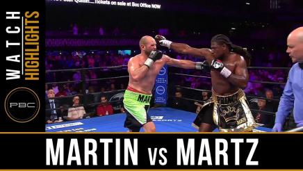 Martin vs Martz - Watch Fight Highlights | July 13, 2019