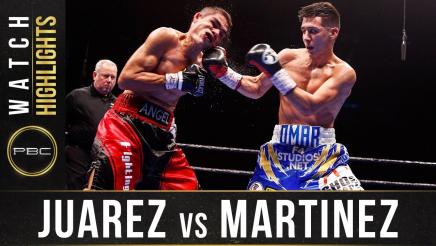 Juarez vs Martinez - Watch Fight Highlights | February 1, 2020