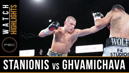 Stanionis vs Ghvamichava - Watch Video Highlights | August 24, 2018
